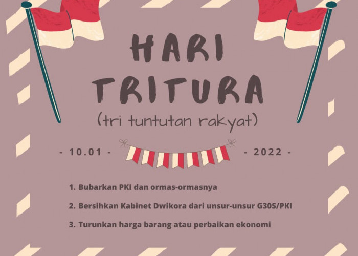 Mengenang Sejarah Tritura 10 Januari, Simak Penjelasannya