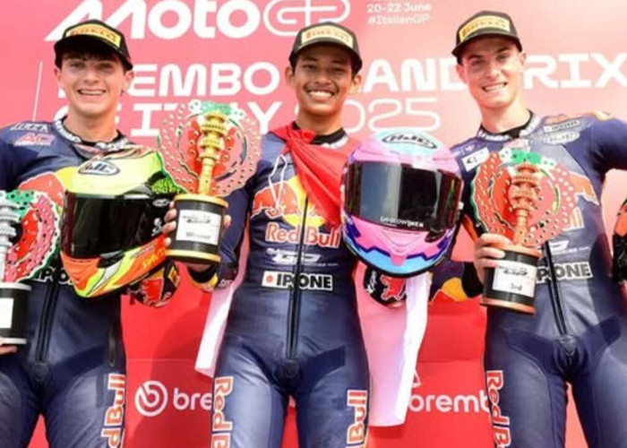 Red Bull Rookies Cup 2025: Veda Ega Pratama Juara Race 1 di Sirkuit Mugello Italia