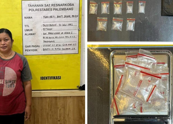 Polrestabes Palembang Tangkap Pengedar Sabu di 7 Ulu, Belasan Paket Siap Edar Disita
