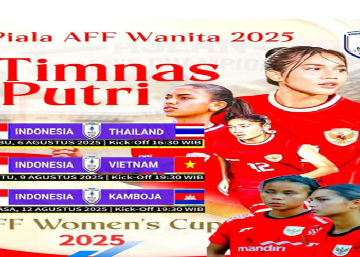 Jadwal Lengkap Timnas Putri Indonesia di Piala AFF Wanita 2025