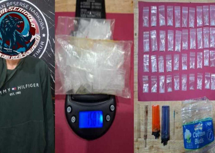 Kabur Saat Dipatroli, Bandar Sabu 47 Paket di OKU Timur Dibekuk Polisi