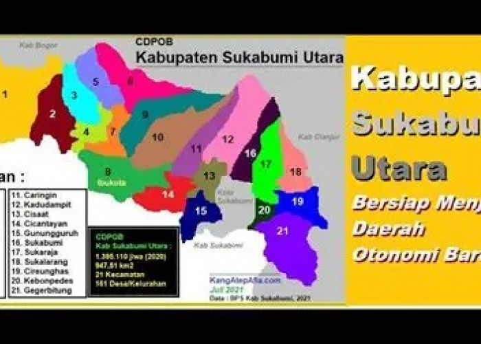Pemekaran Wilayah Jawa Barat: Wacana Pembentukan Kabupaten Sukabumi Utara Terkendala Akses Pemerintahan