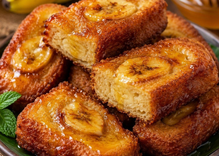 Roti Pisang Keju Madu, Camilan Rumahan yang Lembut, Gurih dan Manis, Cocok untuk Sarapan atau Teman Minum Kopi