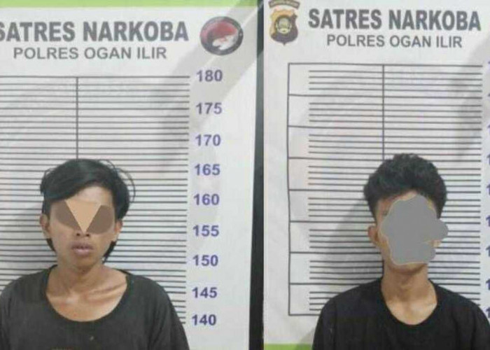 Polisi Amankan Dua Pemin Narkoba di Tanjung Raja Ogan Ilir, Sita Barang Bukti 56 Paket Sabu