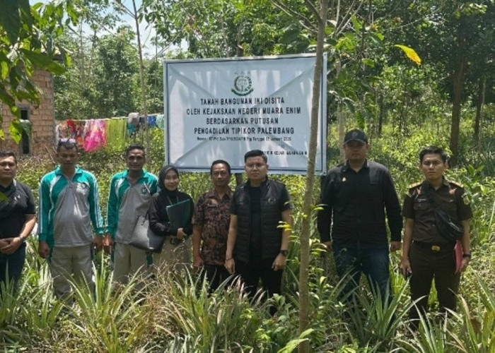 Aset Terpidana Korupsi Dana Desa Tanjung Medang Disita