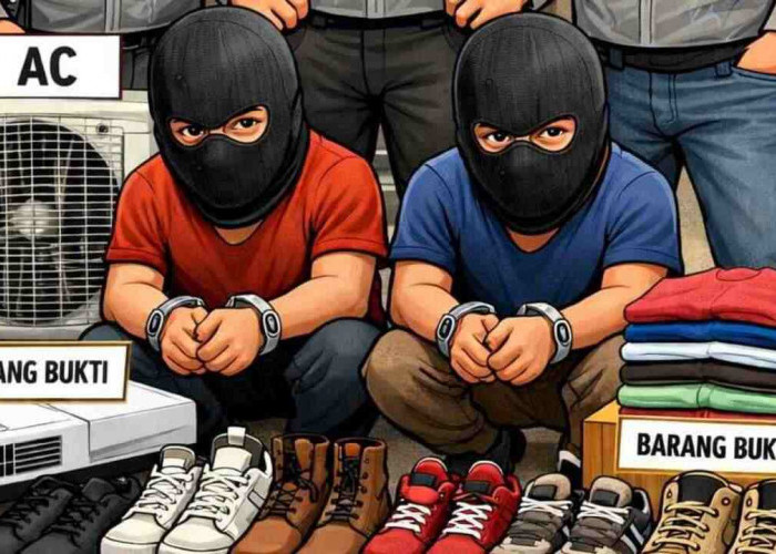 Kurang dari 24 Jam, Polsek Prabumulih Barat Tangkap 2 dari 5 Pelaku Pembobol Rumah di Jalan Letkol Munandar