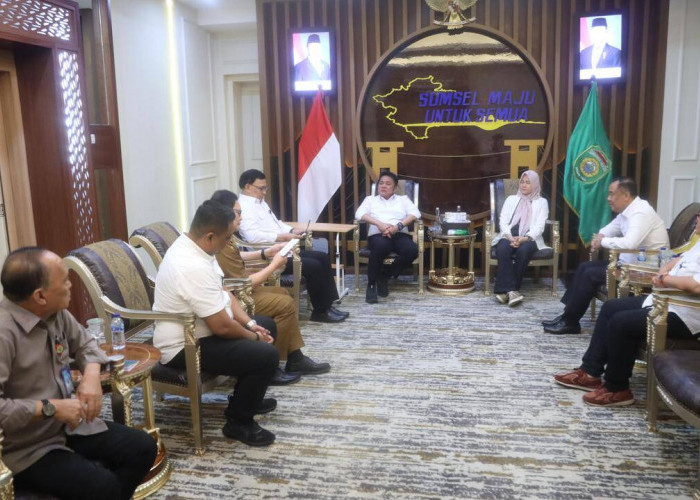 Terima Staf Presiden, Gubernur Herman Deru Tegaskan Sumsel Siap Dukung Ketahanan Pangan Nasional