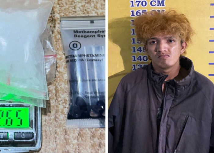 Operasi Undercover Ditresnarkoba Polda Sumsel Berhasil, Pengedar Sabu 22 Gram Tertangkap Tangan saat Transa
