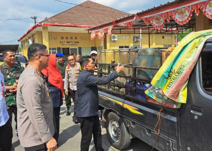 Satgas Ilegal Drilling Prabumulih Berhasil Gagalkan Pengiriman 8 Ribu Liter BBM Tanpa Dokumen dari Muba