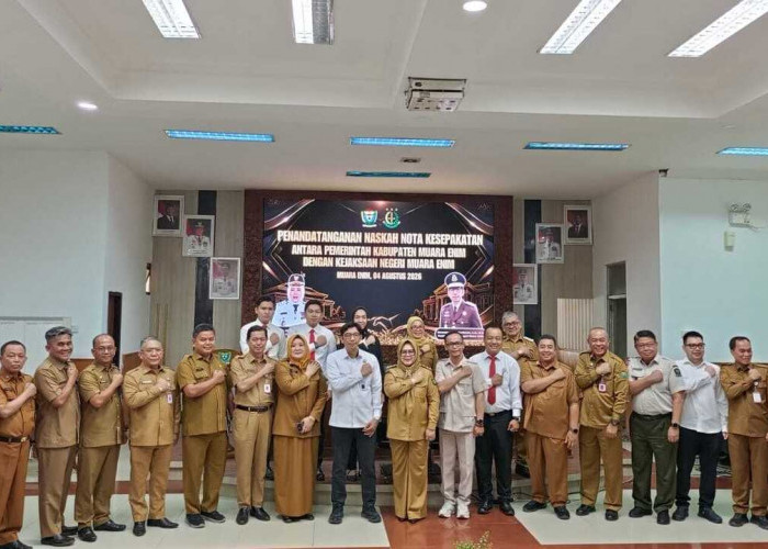 Pemkab-Kejari Muara Enim  MoU Pendampingan Hukum 