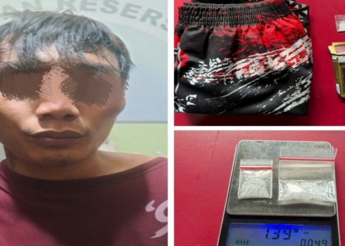 Kedapatan Bawa Sabu-Sabu, Petani Asal Way Kanan Ditangkap Unit 2 Satresnarkoba Polres Prabumulih