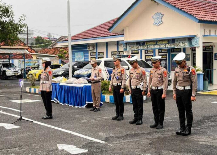 Hari Lalu Lintas Bhayangkara ke-71, Satlantas Polres OKU Tekankan Pelayanan dan Keselamatan Pengendara