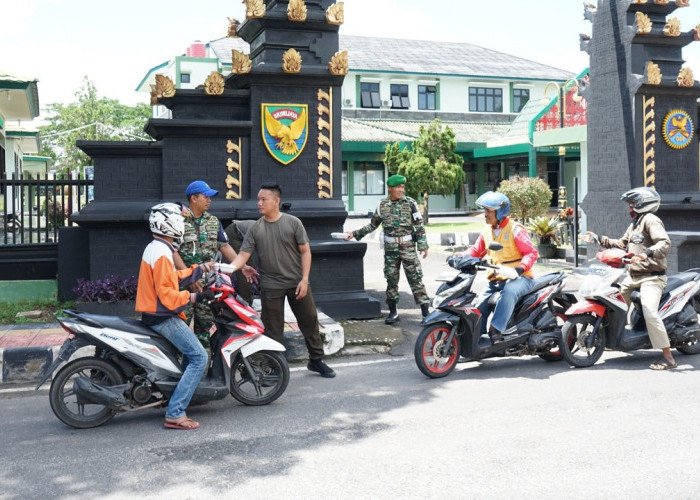 Jelang Ramadhan, Kodim 0402/OKI Laksanakan Jumat Berkah