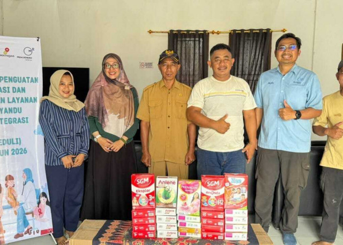 Medco E&P Salurkan 2.800 Kotak Masker dan Bantuan Susu untuk Warga Terdampak Karhutla di Muba