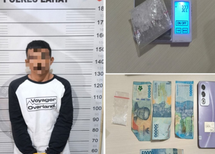 Buang Sabu ke Kloset Saat Digerebek, Pengedar di Lahat Tetap Tak Lolos dari Polisi