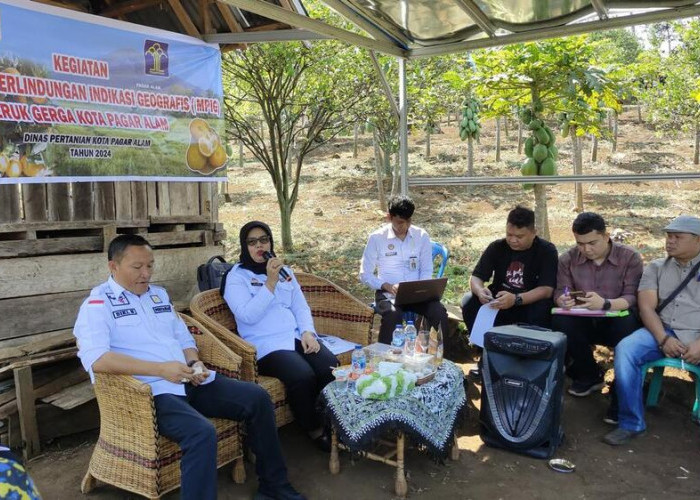 Kemenkumham Sumsel Lakukan Pembinaan Kepada Masyarakat Perlidungan Indikasi Geografis Kota Pagar Alam