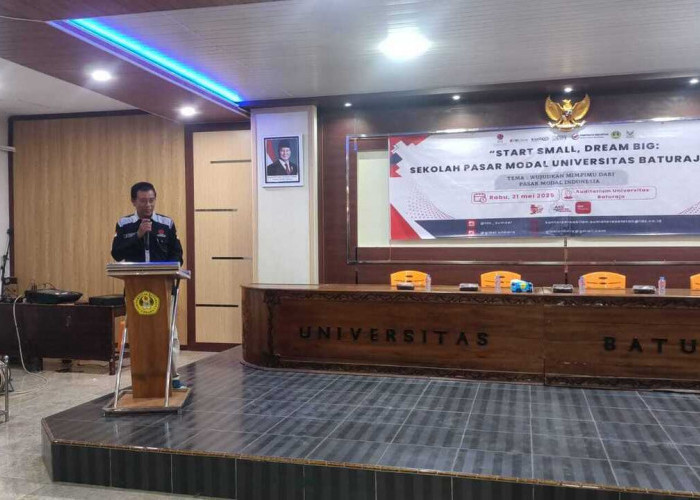 GIBEI Unbara Buka Seminar Pasar Modal Bagi Kaum Milineal