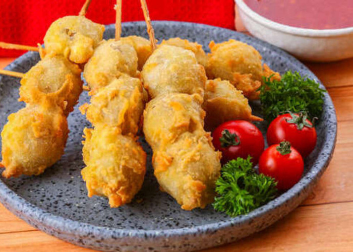 Sate Bakso Crispy, Camilan Kekinian yang Menggugah Selera