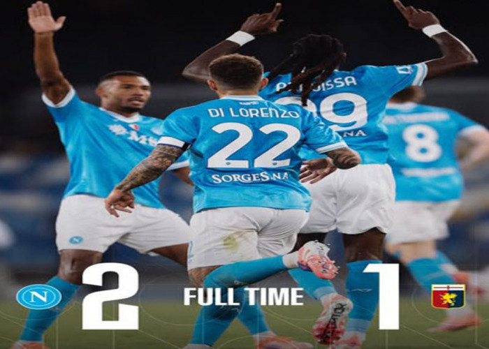 Hasil Liga Serie A Italia 2025/2026: Napoli Kalahkan Genoa 2-1