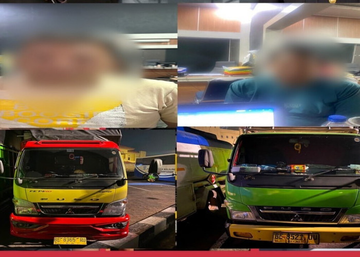 Enam Kendaraan Angkut 79.600 Liter Solar Ilegal Diamankan Polres Muba, 8 Tersangka Ditahan