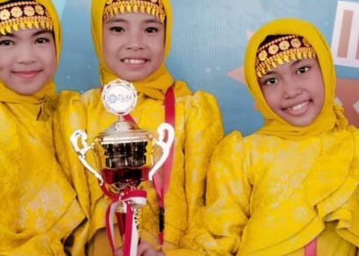 Trio XINARAN Harumkan Nama Provinsi Sumatera Selatan di Festival Anak Sholeh XII 2024