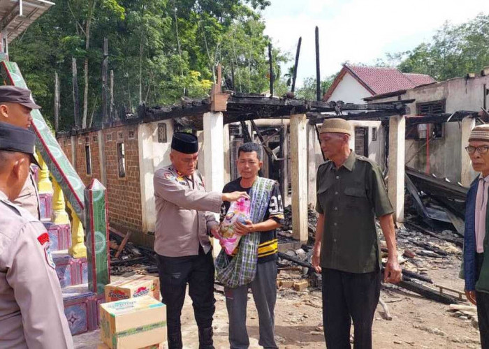 Rumah Panggung Milik Petani di Mukti Sari Habis Terbakar, Korban Alami Kerugian Rp105 Juta
