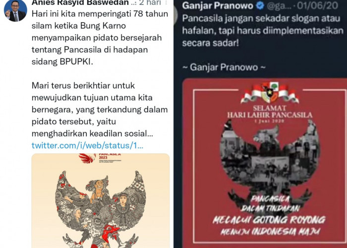 Anis-Ganjar Unggah Foto Burung Garuda Dengan Motif Berbeda Tuai Kontroversi Netizen