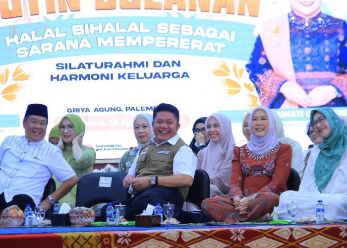 Gubernur Herman Deru Hadiri Pengajian dan Halal Bihalal TP-PKK Sumsel, Pererat Silaturahmi dan Harmoni Keluarg