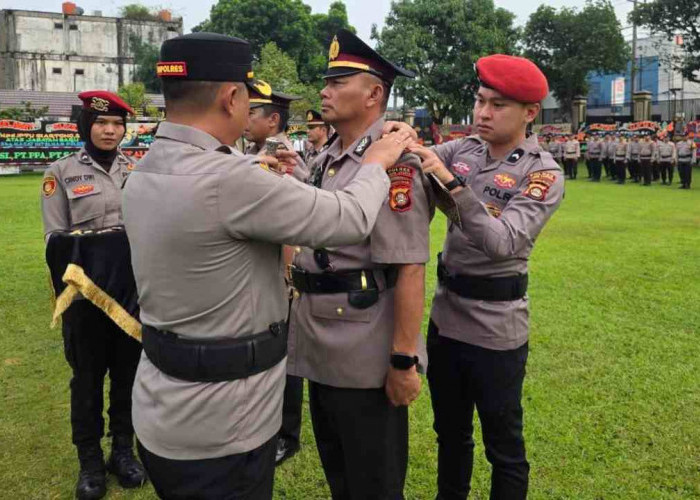 Sertijab 5 Perwira Polres Lubuklinggau, Kapolres Minta Pejabat Baru Langsung Tancap Gas