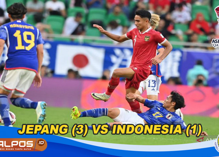 Hasil Piala Asia 2023: Jepang Dominan, Indonesia Takluk 1-3 di Laga Terakhir Grup D