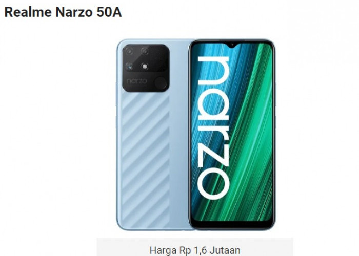 Teriakan Harga Terbaru! Realme Narzo 50A Meluncur ke Pasaran Diskon Fantastis, Sekarang Hanya Rp 1,6 Juta