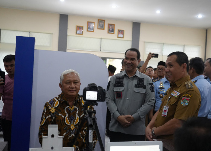 Kakanwil Kemenkumham Sumsel Bersama Walikota Lubuklinggau Launching Layanan Imigrasi