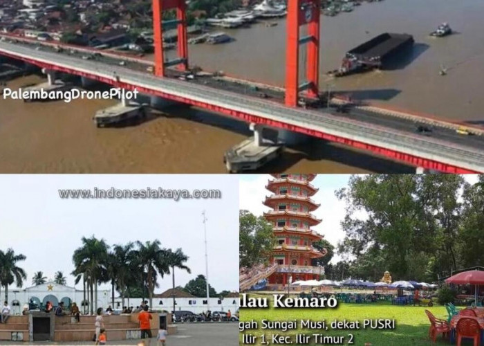Jembatan Ampera hingga Pulau Kemaro Jadi Magnet Wisata, Ini Destinasi Paling Diminati di Palembang