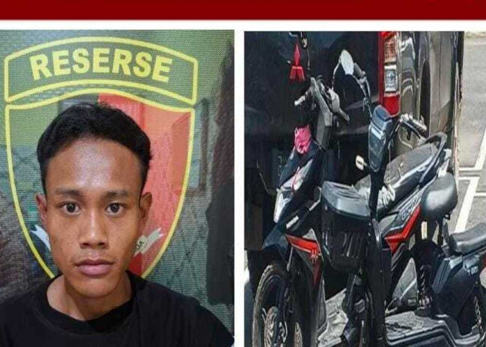 5 Bulan Jadi Target, Pencuri Motor Listrik diamankan