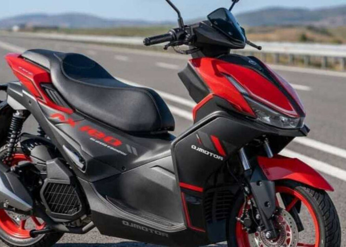 Predator Baru Skutik Sport Indonesia, QJMotor Viento AX180 Siap Goyang Yamaha Aerox 155. 