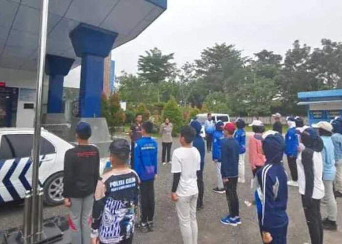 Sat Lantas Polres OKI Tingkatkan Kesadaran Berlalu Lintas Pelajar Melalui Pembinaan PKS