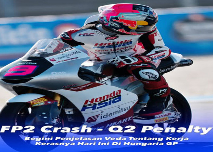 Hasil kualifikasi Q2 Moto3 Hungaria 2026: Veda Ega Pratama Start P9, Tapi Kena Hukuman! 