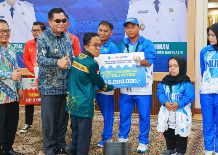 Bonus Atlet Muba Cair, Bupati: Teruslah Berprestasi dan Harumkan Nama Muba