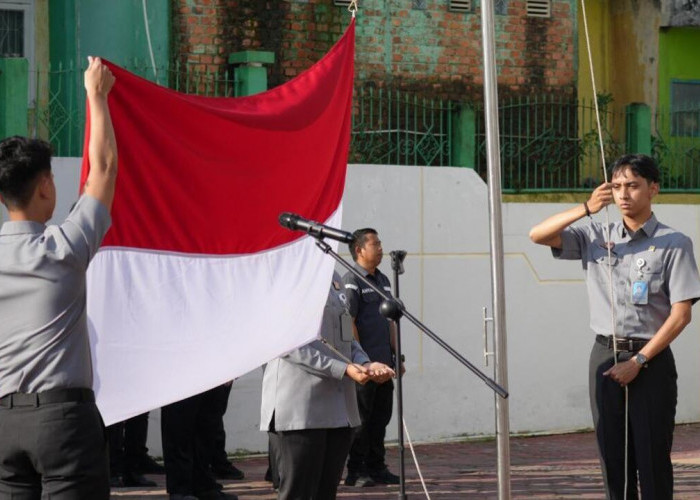 Kemenkum Sumsel Gelar Upacara Hari Lahir Pancasila, Kakanwil Ajak Bumikan Nilai Keadilan dalam Pelayanan