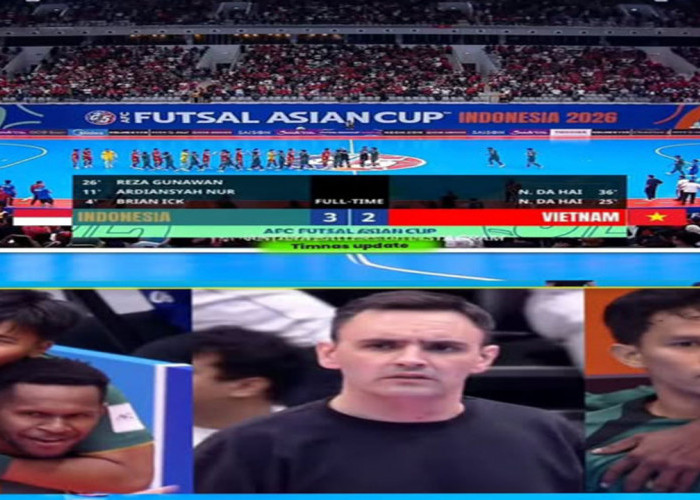 Hasil Indonesia vs Vietnam 3-2: Timnas Futsal Indonesia Lolos ke Semifinal AFC Futsal 2026.