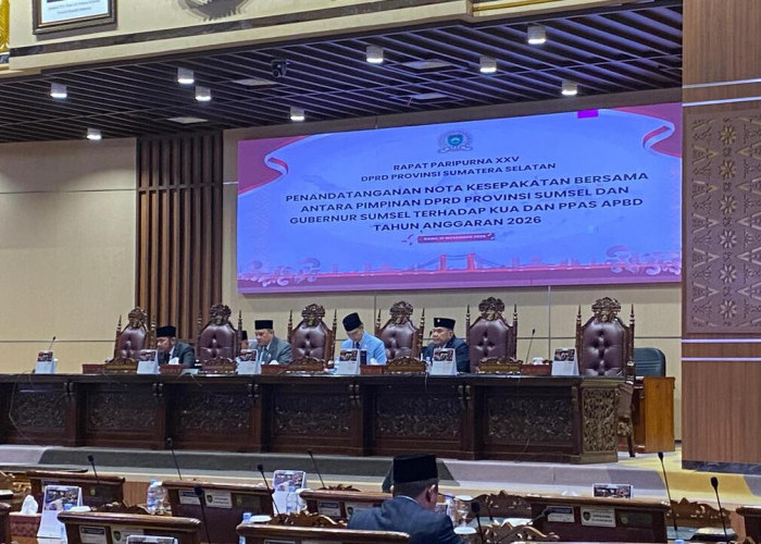Kemenkum Sumsel Hadiri Rapat Paripurna DPRD Provinsi Sumatera Selatan