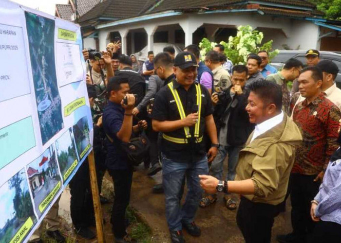 Gubernur Herman Deru Resmikan Jalan Sangaji Desa Pulau Harapan Senilai Rp3,9 Miliar
