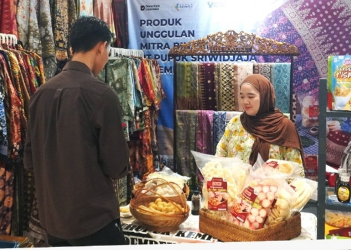 Pusri Dukung Ekonomi UMKM Melalu Partisipasi pada Kadin Sumsel Expo