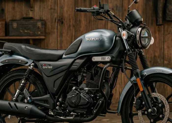 Bikin Pecinta Motor Klasik Terpikat! Suzuki GN 160 2026 Hadir dengan Desain Jadul 