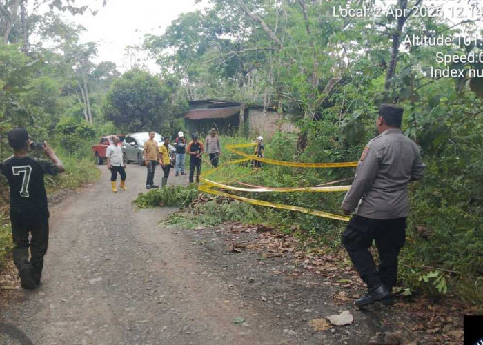 Jalan Penghubung Antar Desa di OKU Nyaris Putus Akibat Longsor