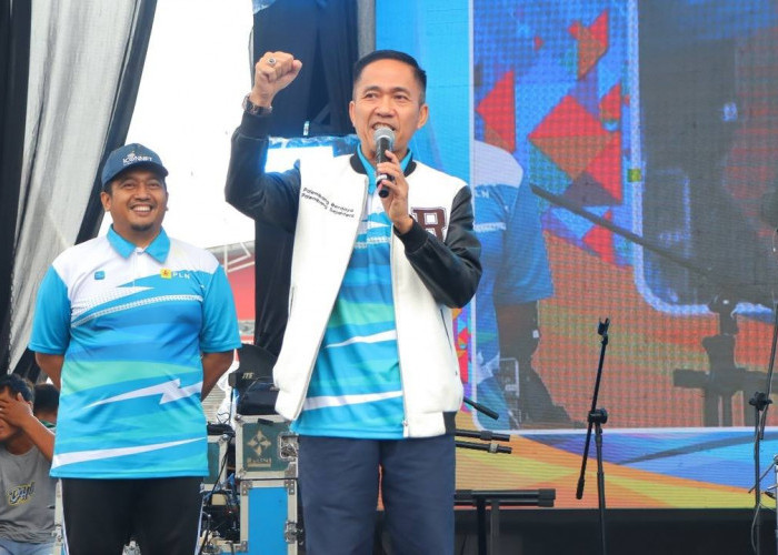 Beri Sambungan Listrik Gratis Kepada Masyarakat Tidak Mampu, Ratu Dewa Apresiasi Event PLN Mobile Color Run.