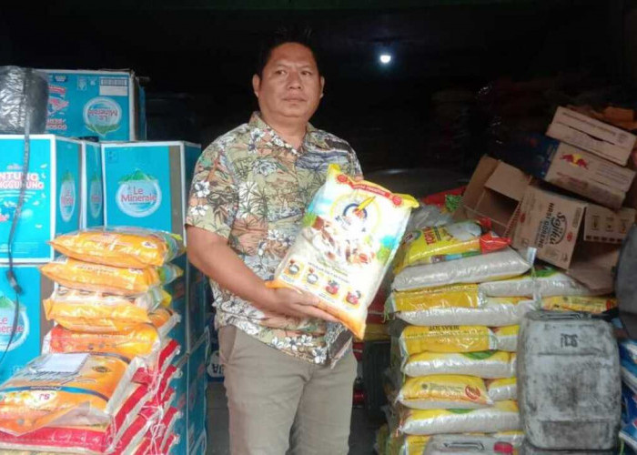 Jaga Stabilitas Harga Bahan Pangan, Polsek Tungkal Jaya Lakukan Monitoring Stok Beras