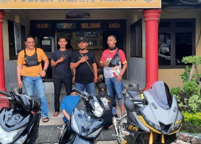 Jual Motor Hasil Curian di Medsos, 2 Dari 6 Pelaku Diciduk Polres Banyuasin