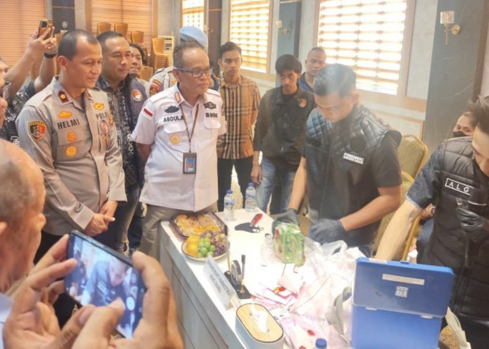 Polres Muba Musnahkan 1.469,50 Gram Sabu, Perangi Narkoba Demi Generasi Emas 2045