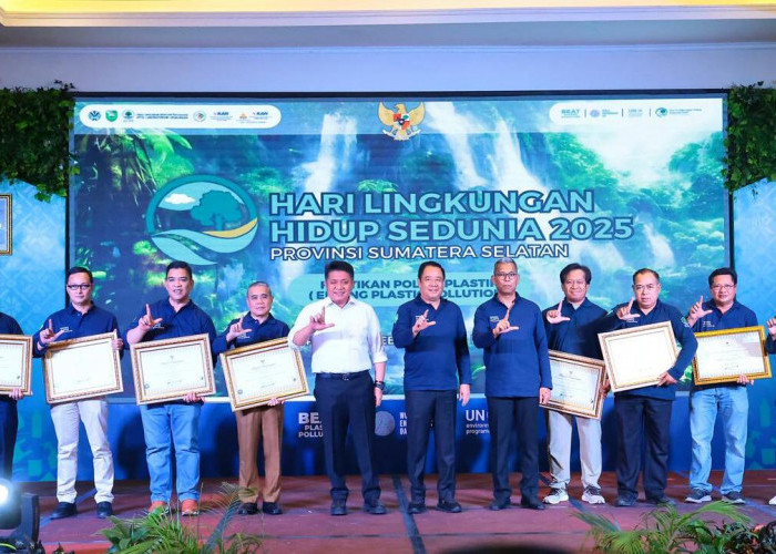 HLHS Sumsel 2025: Herman Deru Tekankan Pentingnya Ubah Perilaku dan Batasi Plastik Sekali Pakai